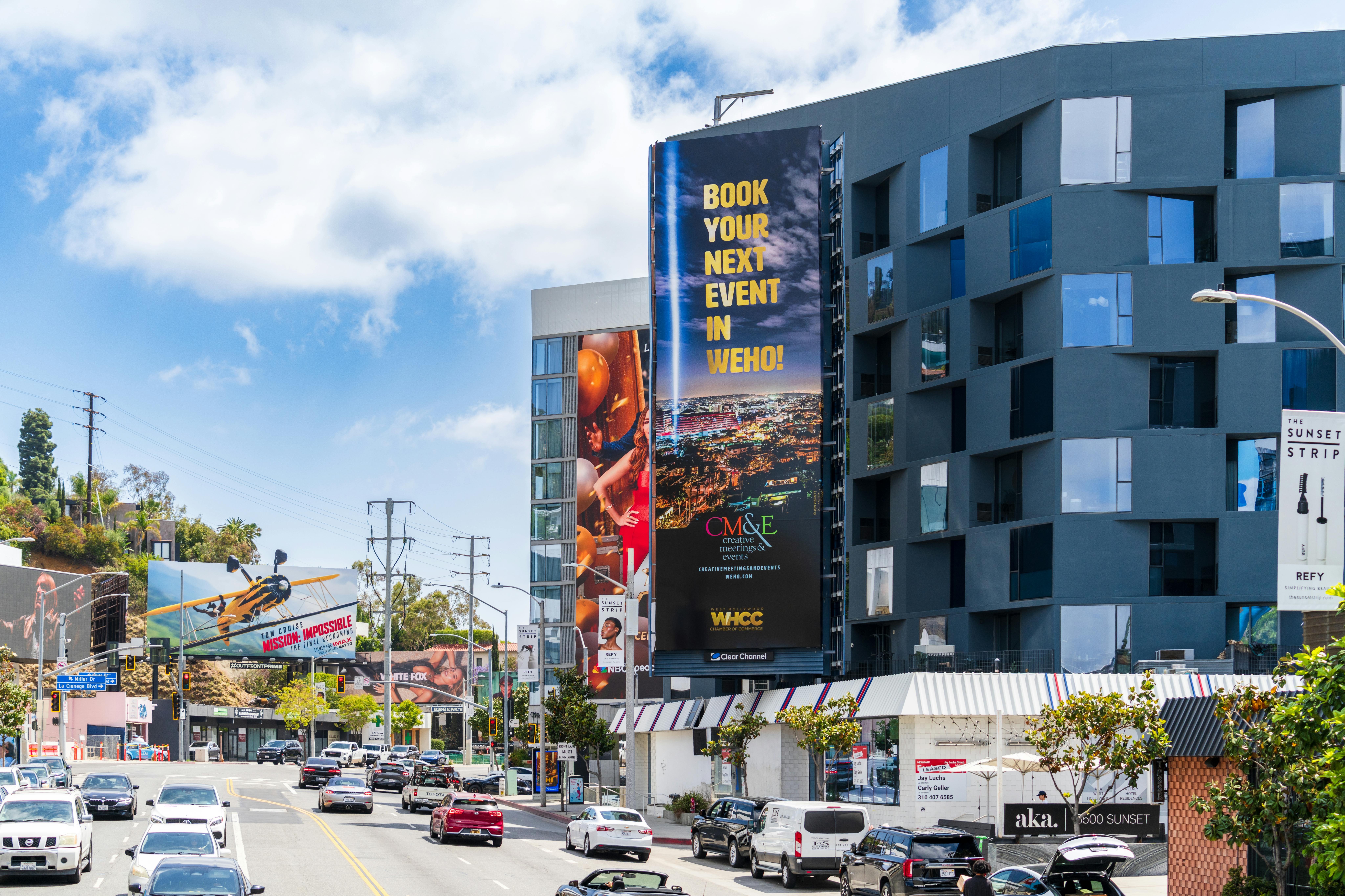 Sunset Tower along the Sunset Strip in West Hollywood.
